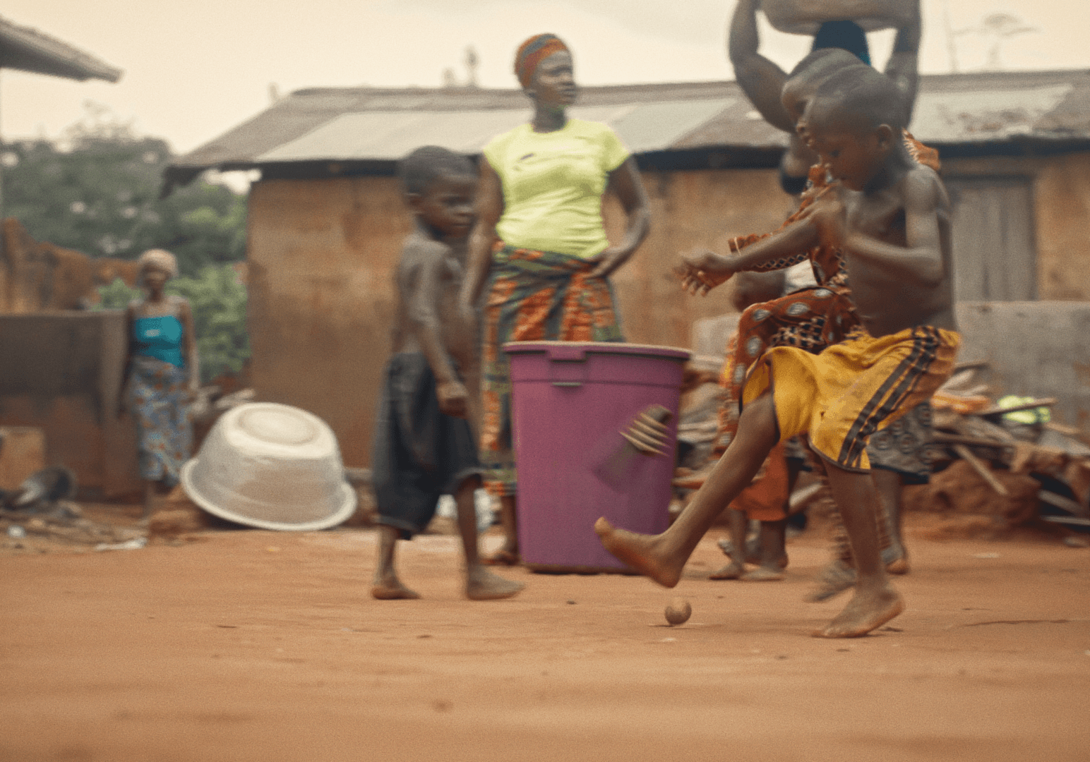 Moment de complicité pendant l'immersion