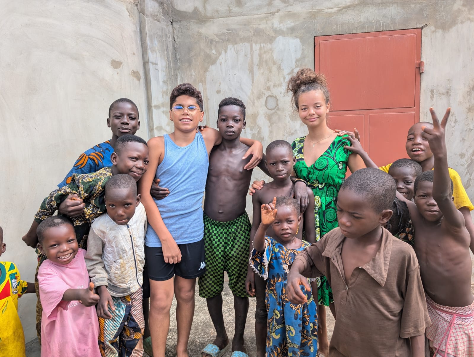 Arbres et paysage au coucher du soleil